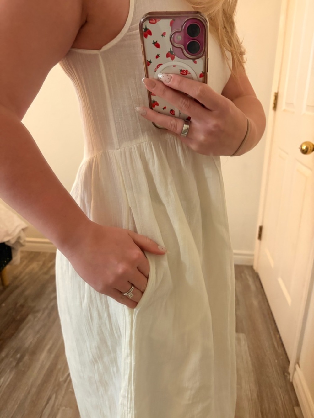 *2/$40*Wilfred Cream Maxi Dress
